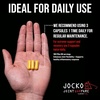 image:imageJocko Fuel Joint Support Supplement  Glucosamine MSM for Joint Pain Mobility amp Flexibility wTurmeric amp Boswellia 180 Capsules180 Count Pack of 1
