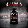 image:imageJocko Fuel Magnesium Complex Supplement  Magnesium Glycinate Citrate amp Taurate Capsules Dietary Supplement for Muscle Recovery amp Relaxation Heart Nerve Bone Support amp Sleep 30Day Supply