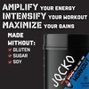 image:imageJocko Fuel Pre Workout for Men amp Women  High Stim Low Sugar Blend with Beta Alanine  LCitrulline Support Muscle Pump Energy amp Recovery 200mg of Caffeine Fruit Punch 30 Servings 131lbs 594 GNitro Pop