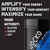 image:imageJocko Fuel Pre Workout for Men amp Women  High Stim Low Sugar Blend with Beta Alanine  LCitrulline Support Muscle Pump Energy amp Recovery 200mg of Caffeine Fruit Punch 30 Servings 131lbs 594 GBlue Raspberry
