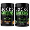 image:imageJocko Fuel Greens Powder Bundle  Greens amp Superfood Powder for Healthy Green Juice  Keto Friendly with Spirulina Chlorella Digestive Enzymes amp Probiotics  60 Servings