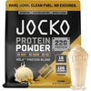 image:imageJocko Fuel Whey Protein Powder Cookies amp Cream 22g Protein Digestive Enzymes  Probiotic Blend No Sugar Added with Essential Amino Acids  Electrolyte Minerals 24 ServingsVanilla Milkshake