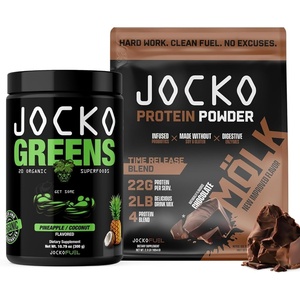 image:imageJocko Fuel 2 Pack Bundle  Jocko Greens Powder  Chocolate Mlk Protein Powder