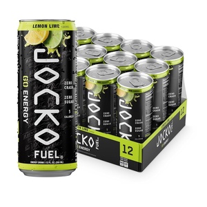 image:imageJocko Fuel GO Energy Drinks Sour Apple  95mg Caffeine with Added Adaptogens Vitamin B12 amp B6 amp L Theanine for Mood amp Focus Support No Sugar 12 Pack  Packaging May VaryLemon Lime