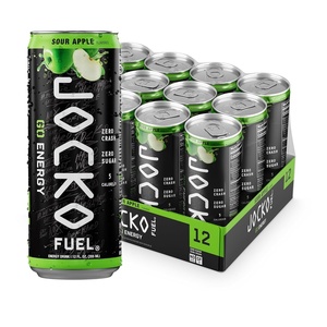 image:imageJocko Fuel GO Energy Drinks Sour Apple  95mg Caffeine with Added Adaptogens Vitamin B12 amp B6 amp L Theanine for Mood amp Focus Support No Sugar 12 Pack  Packaging May VarySour Apple