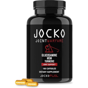 image:imageJocko Fuel Joint Support Supplement  Glucosamine MSM for Joint Pain Mobility amp Flexibility wTurmeric amp Boswellia 180 Capsules180 Count Pack of 1