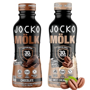 image:imageJocko Fuel Mlk RTD Protein Shakes Bundle  Chocolate amp Sweet Cream Coffee 24 Pack