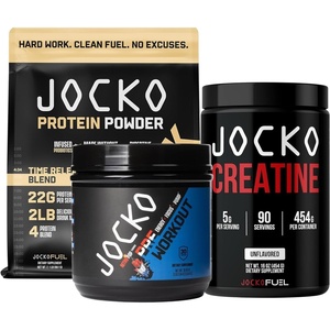 image:imageJocko Fuel Pre Workout Protein Powder amp Creatine Bundle Pack of 3