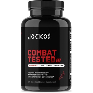 image:imageJocko Fuel Test Booster for Men  Natural Endurance Stamina amp Strength Booster  Muscle Builder for Men with Ginger Root Shilajit amp Tongkat Ali 120ct 30 Servings