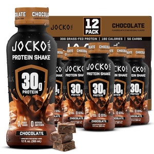 image:imageJocko Mlk 30g Grass Fed Protein Shakes  No Added Sugar Protein Drinks KETO Friendly  Ready to Drink 12 FL Oz Pack of 12 VanillaChocolate