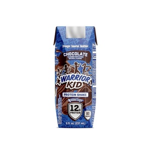 image:imageWarrior Kid Nutritional Protein Shake Chocolate Healthy Kids Snacks 12g Protein 0g Added Sugar Vitamins amp Minerals No Soy Ingredients Gluten Free NonGMO 825 Fl Oz 12 CountChocolate