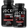 image:imageJocko Fuel Supplements Bundle  Test Booster for Men  Omega 3 Fish Oil 2 Pack Powerful Antioxidant amp Muscle Builder
