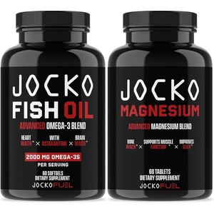 image:imageJocko Fuel 2 Pack Supplement Bundle  Jocko Magnesium  Jocko Fish Oil
