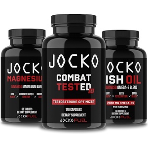 image:imageJocko Fuel Supplements Bundle 3 Pack  Test Booster for Men  Magnesium  Omega 3 Fish Oil