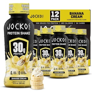 image:imageJocko Fuel High Protein Shakes Raspberry Gelato 12 fl oz  12 PackBanana
