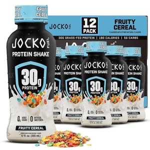 image:imageJocko Fuel High Protein Shakes Raspberry Gelato 12 fl oz  12 PackFruity Cereal