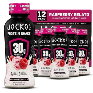 image:imageJocko Fuel High Protein Shakes Raspberry Gelato 12 fl oz  12 PackRaspberry Gelato