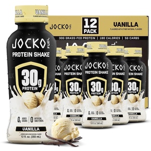 image:imageJocko Fuel High Protein Shakes Raspberry Gelato 12 fl oz  12 PackVanilla