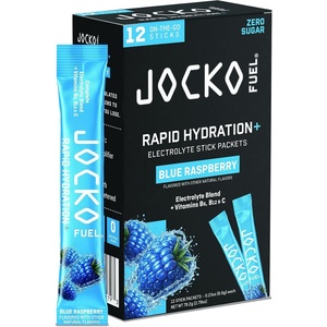 image:imageJocko Fuel Rapid Hydration Electrolytes Powder Fruit Punch  12 PacketsBlue Raspberry
