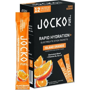 image:imageJocko Fuel Rapid Hydration Electrolytes Powder Fruit Punch  12 PacketsIsland Orange